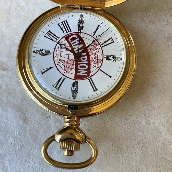 Champion pocket Watch battery gold tone - Picture 2 of 6